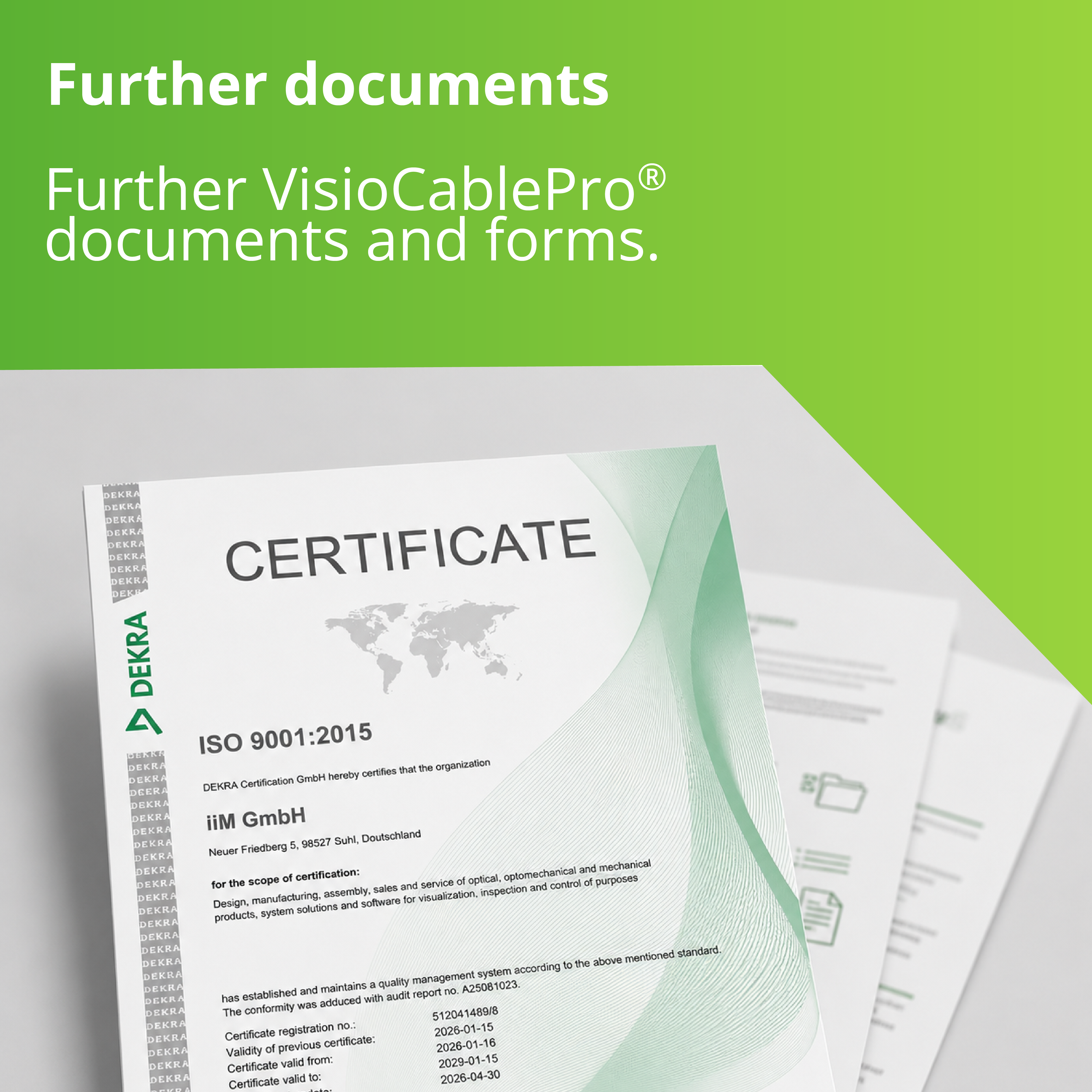 Further documents & forms